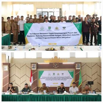 Kejaksaan Negeri Lampung Tengah Gelar Rapat Kolaborasi, Wabup Tekankan Pentingnya Distribusi Pupuk Tepat Sasaran